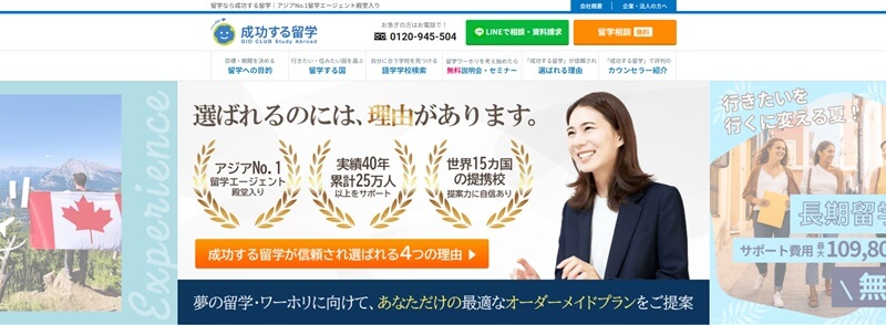 成功する留学