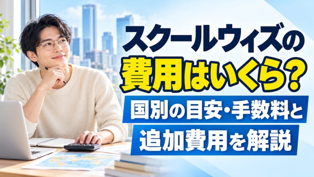 スクールウィズの費用はいくら？国別の目安・手数料と追加費用を解説